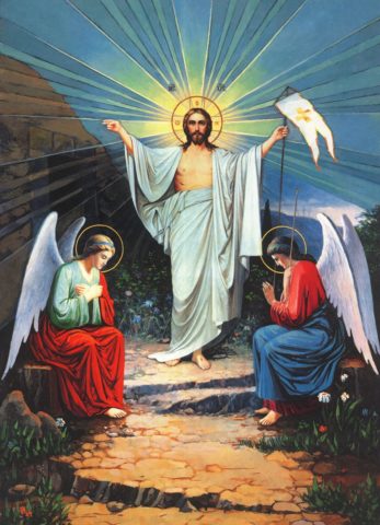 Jesu Auferstehung, zwei Engel