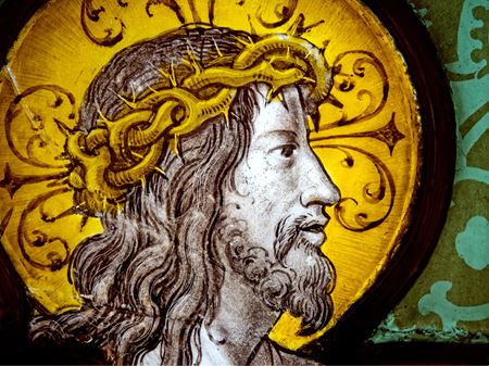 Jesus, Kopf mit Dornenkrone